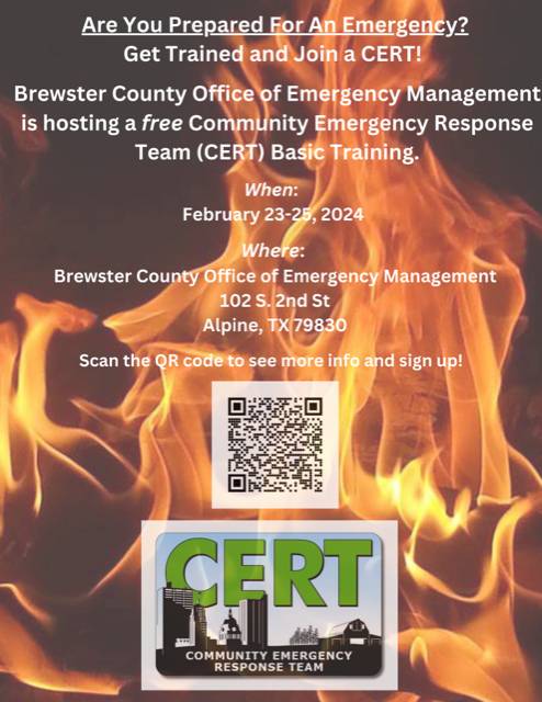 Rio Grande Council of Governments is offering Community Emergency Response Team (CERT) Training. (3) - Copy (2)